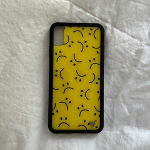 Wildflower Frown Face XS Max iPhone Case